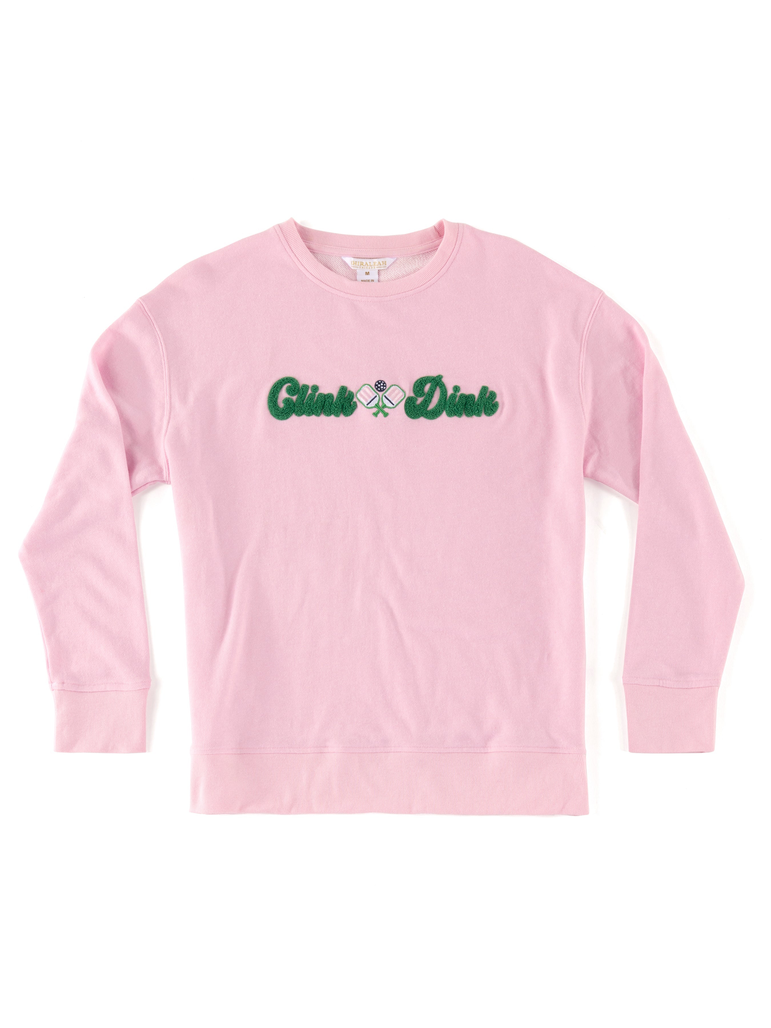 Shiraleah "Clink & Dink" Sweatshirt, Pink PINK / SMALL