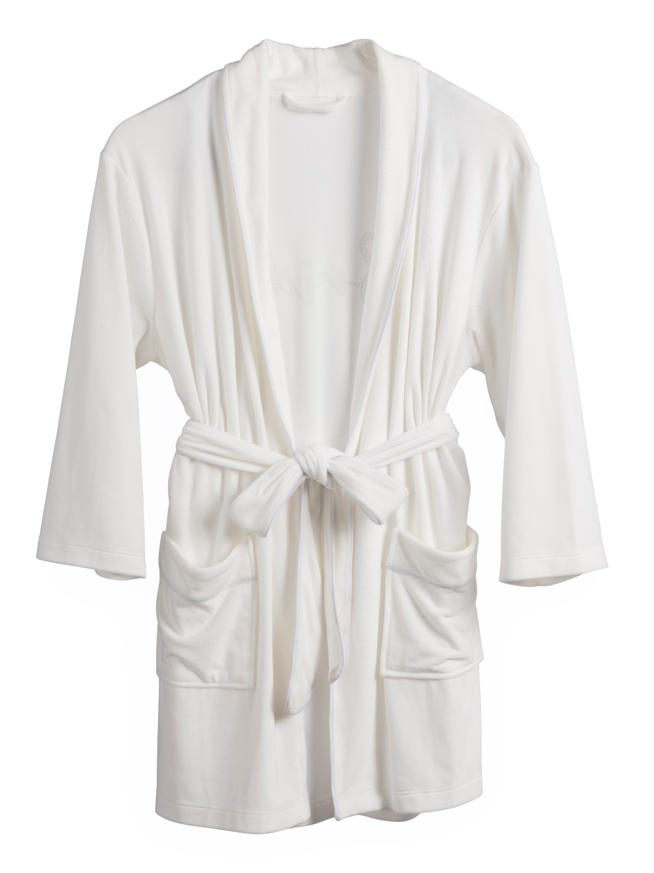 Shiraleah Assorted Set of 2 "Bride" Robes, White