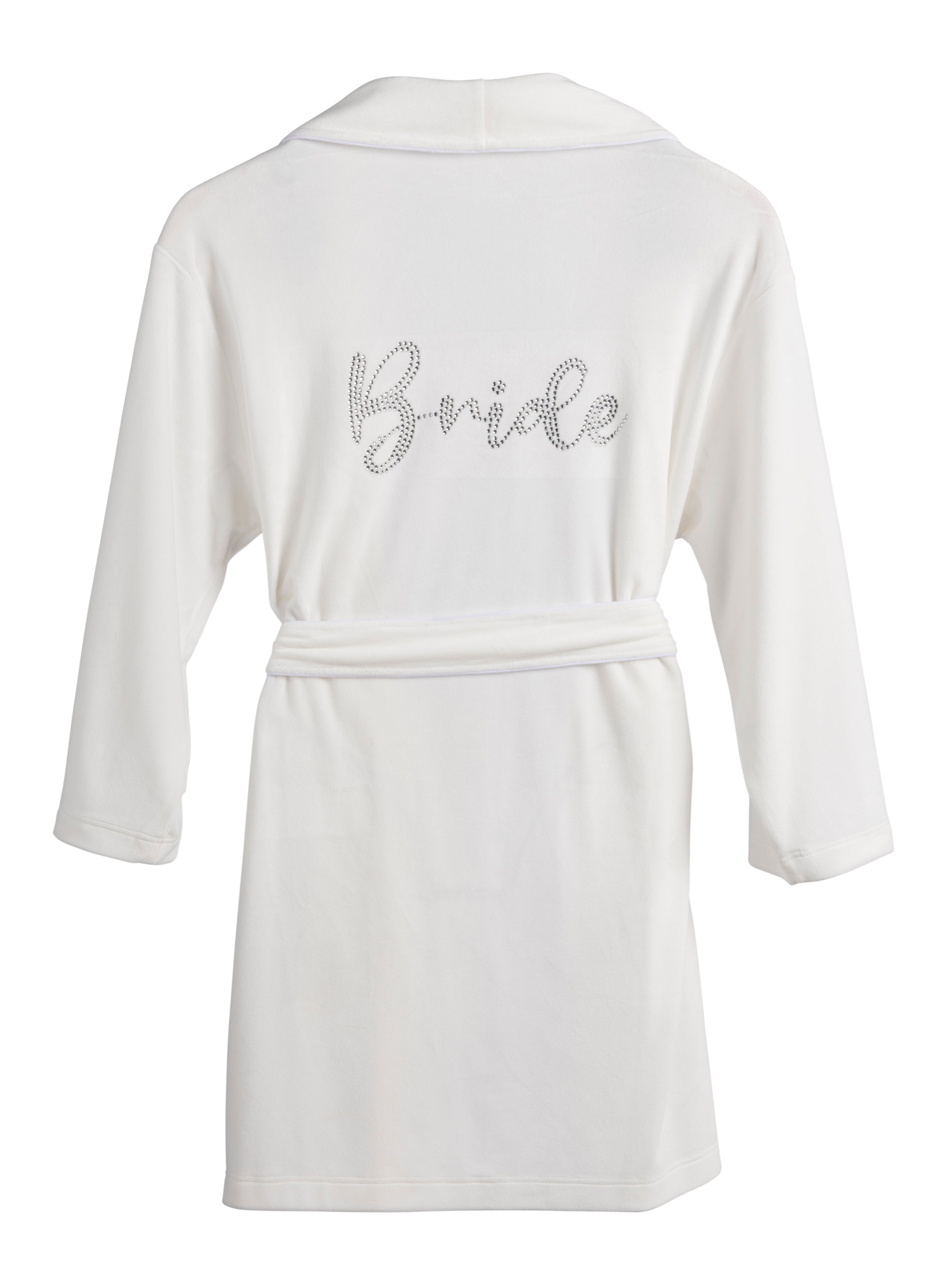 Shiraleah Assorted Set of 2 "Bride" Robes, White