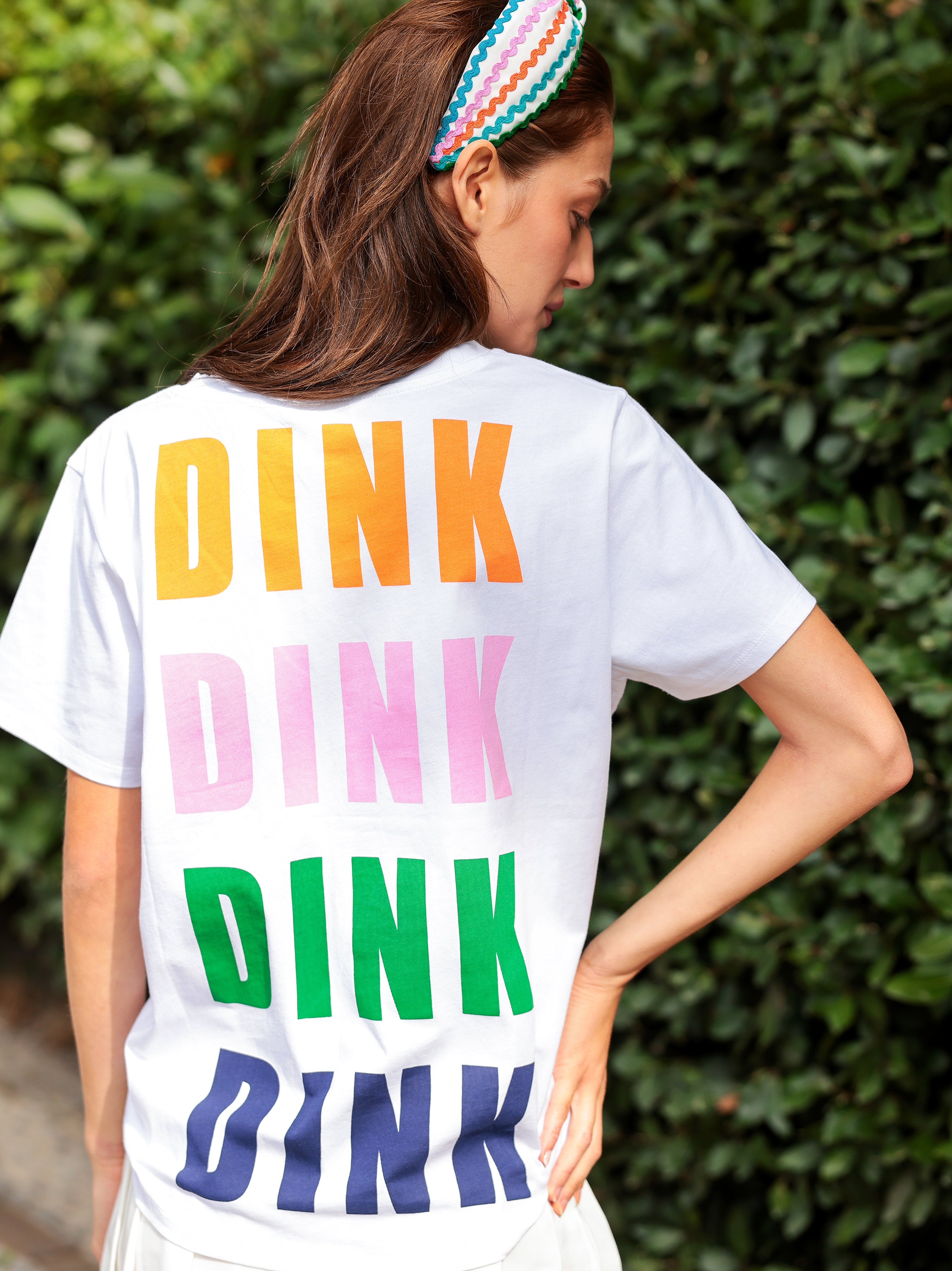 Shiraleah "Dink Dink Dink" T-Shirt, White