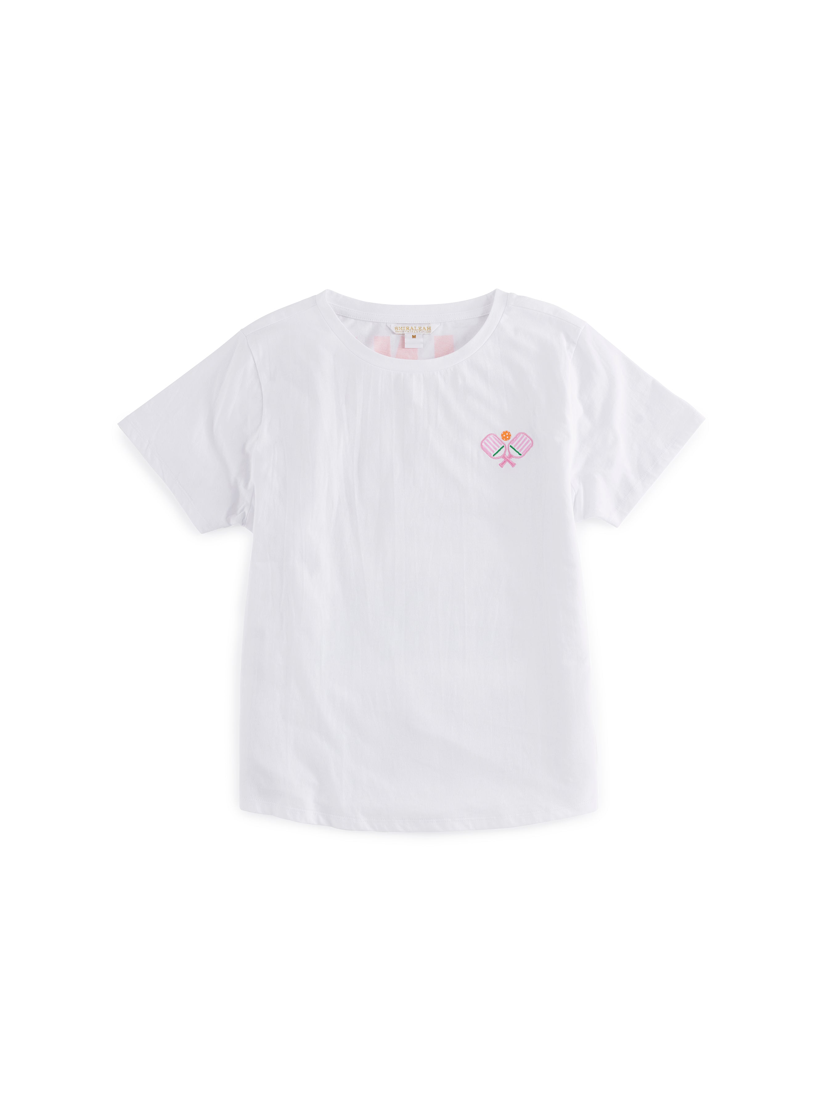 Shiraleah "Dink Dink Dink" T-Shirt, White EXTRA LARGE