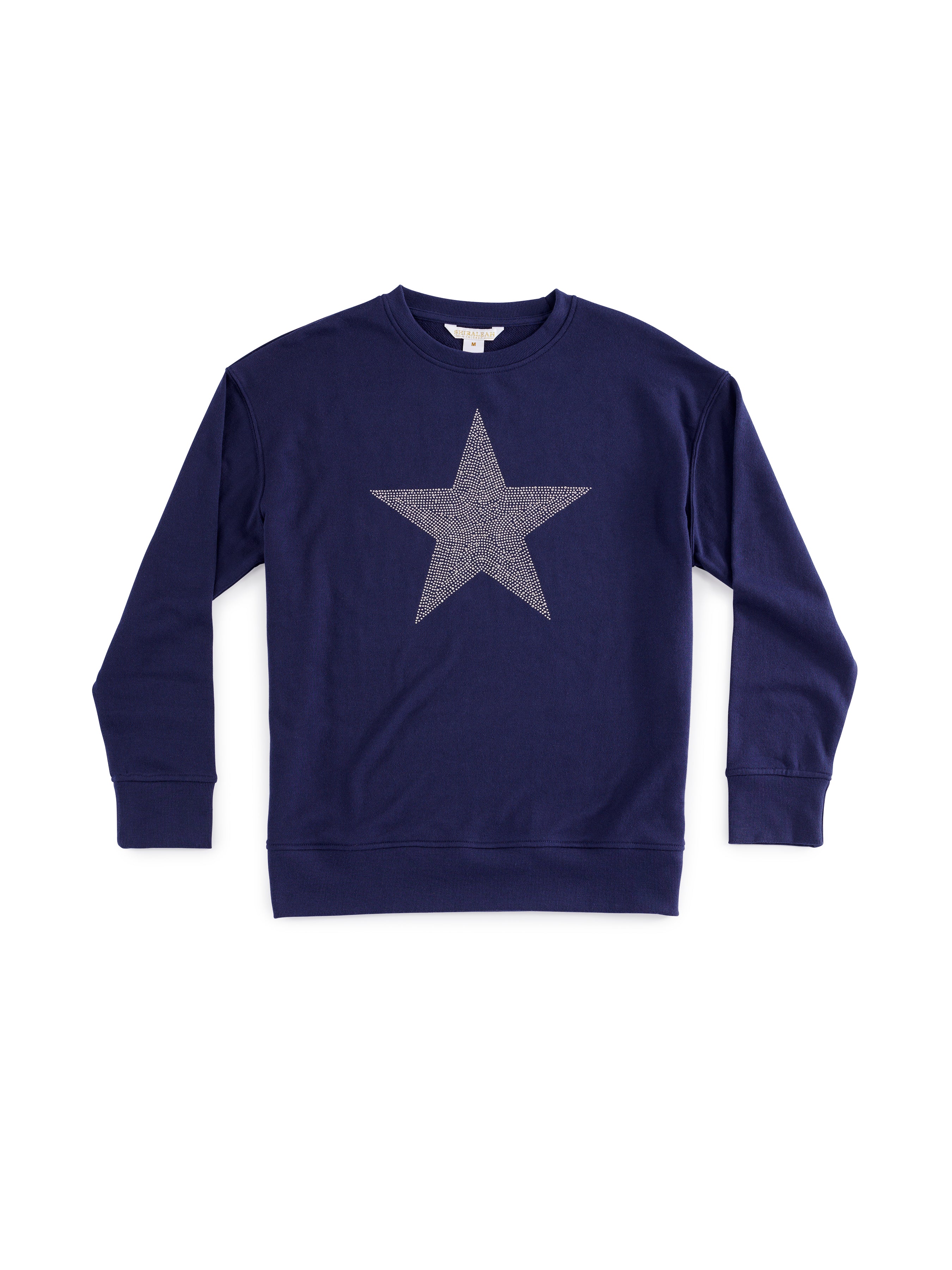 Shiraleah Star Sweatshirt, Navy EXTRA LARGE