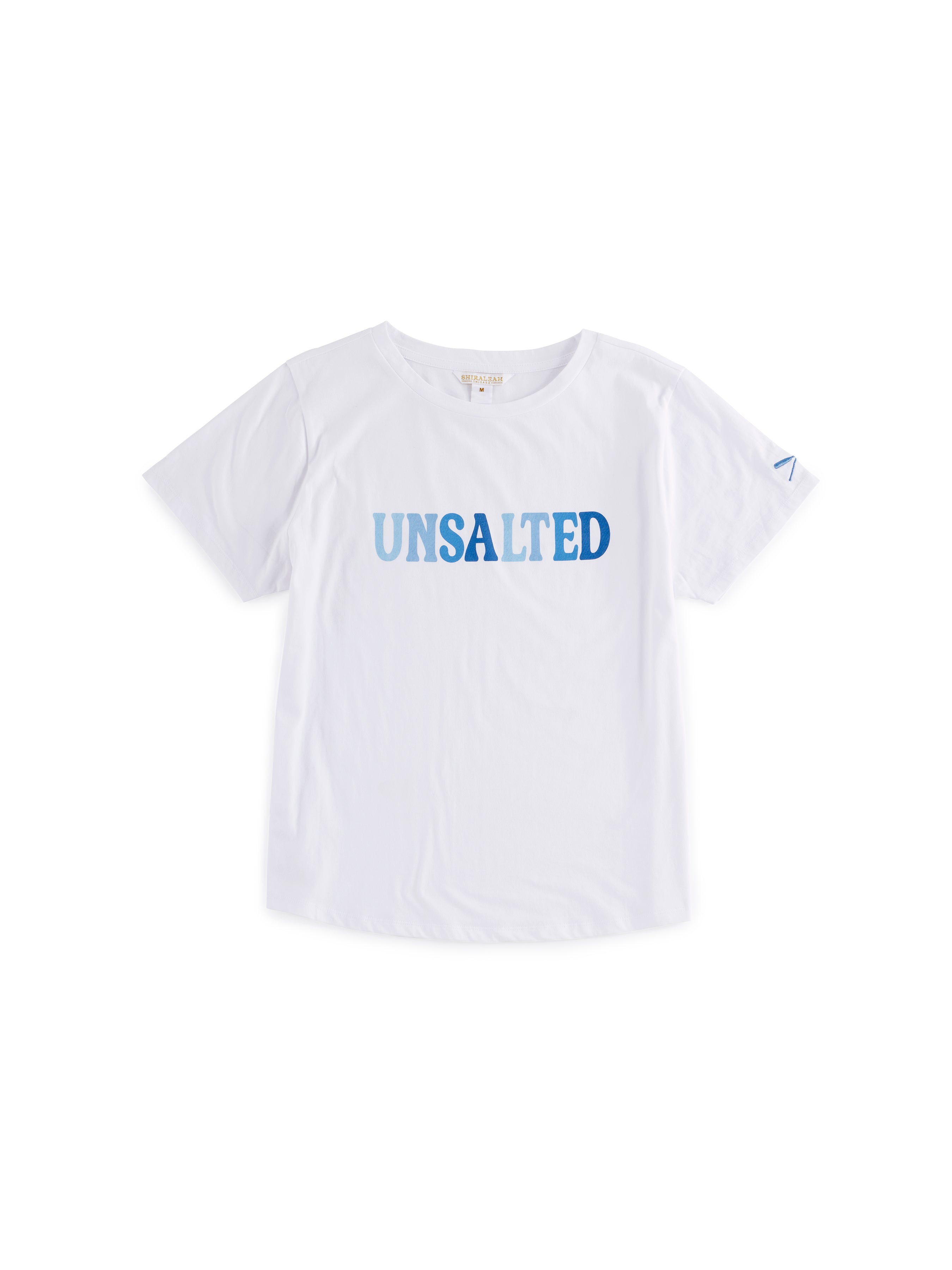 Shiraleah "Unsalted" T-Shirt, White EXTRA LARGE