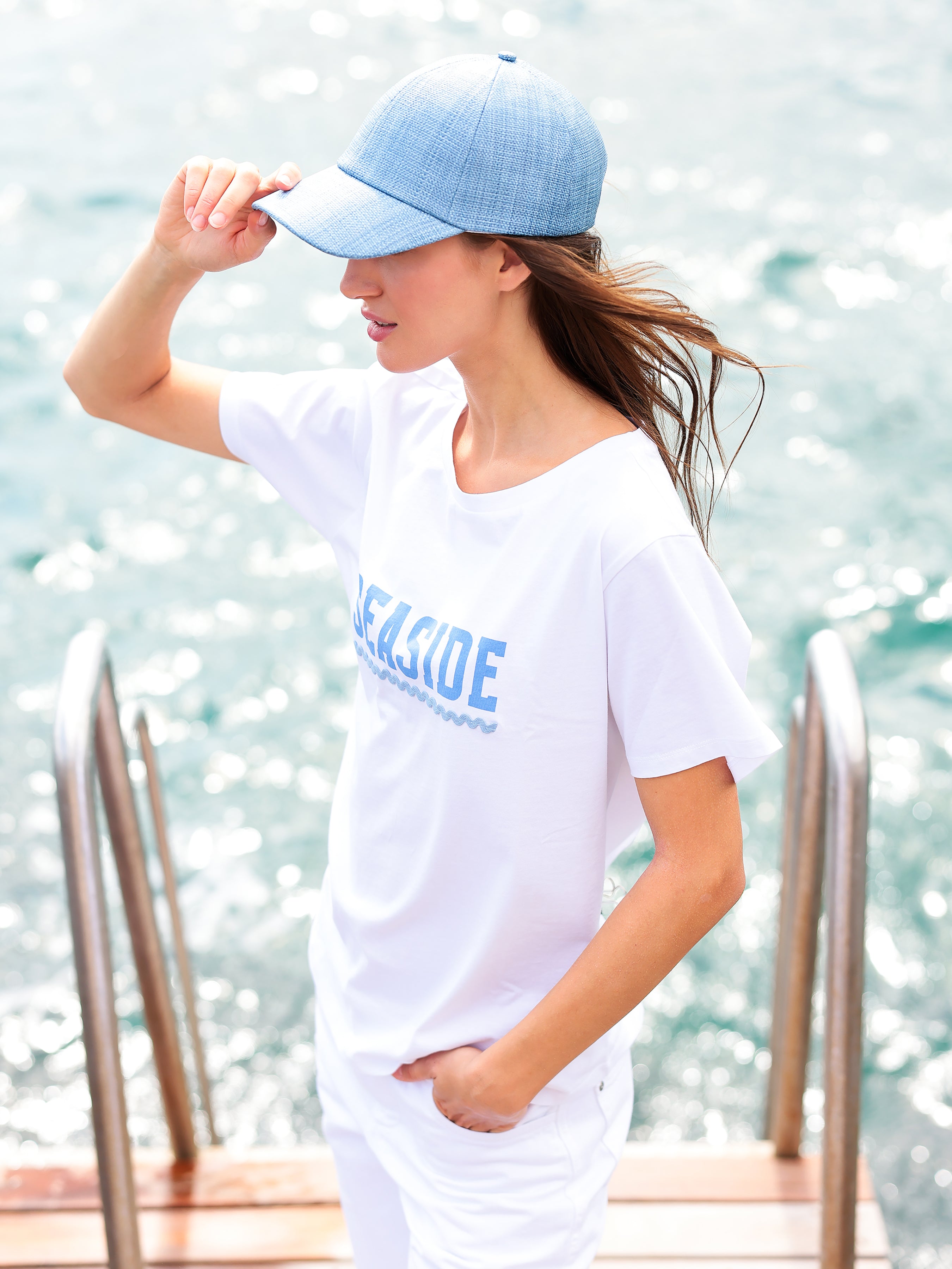 Shiraleah "Seaside" T-Shirt, White