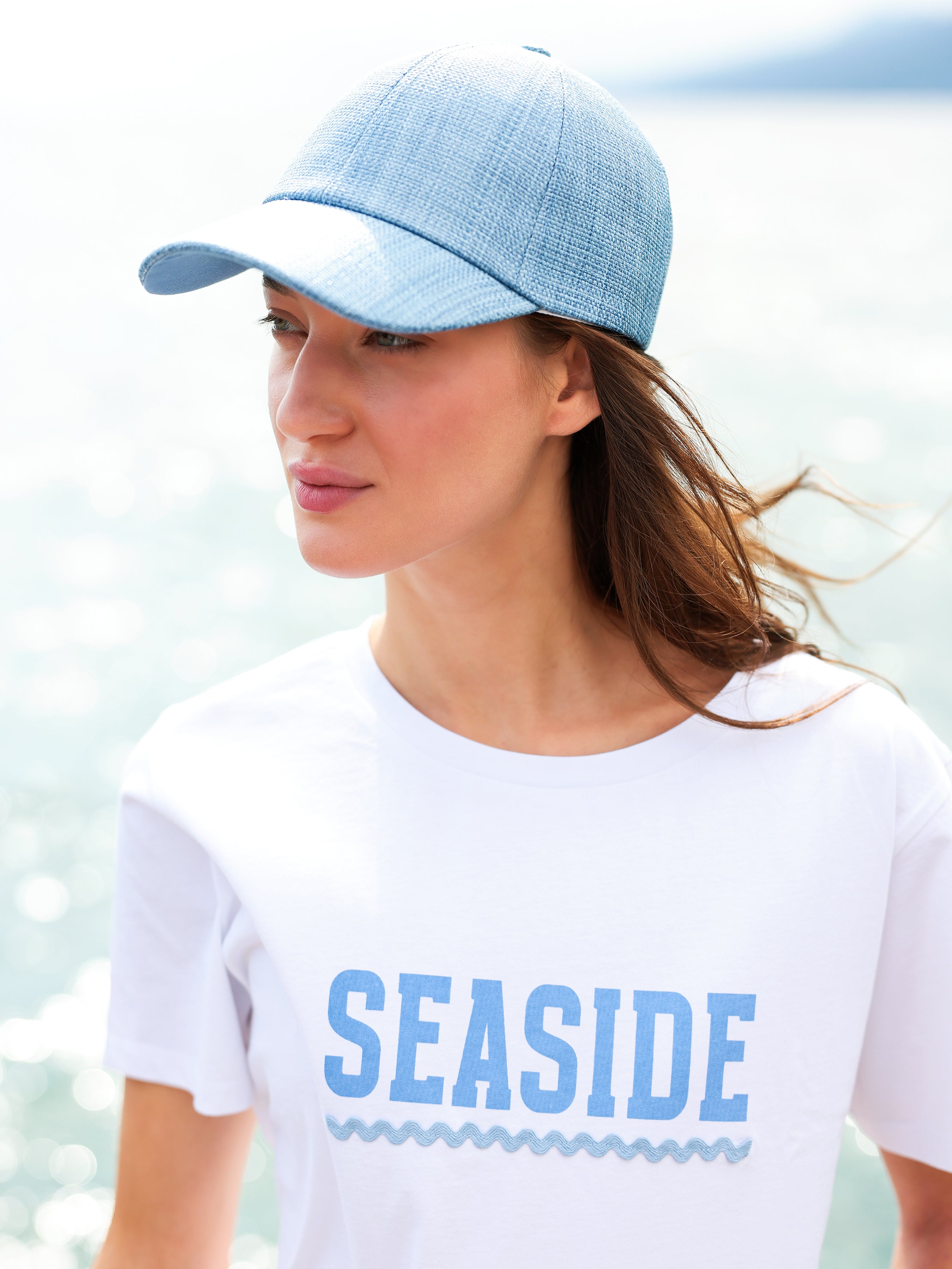 Shiraleah Assorted Set of 6 "Seaside" T-Shirt, White