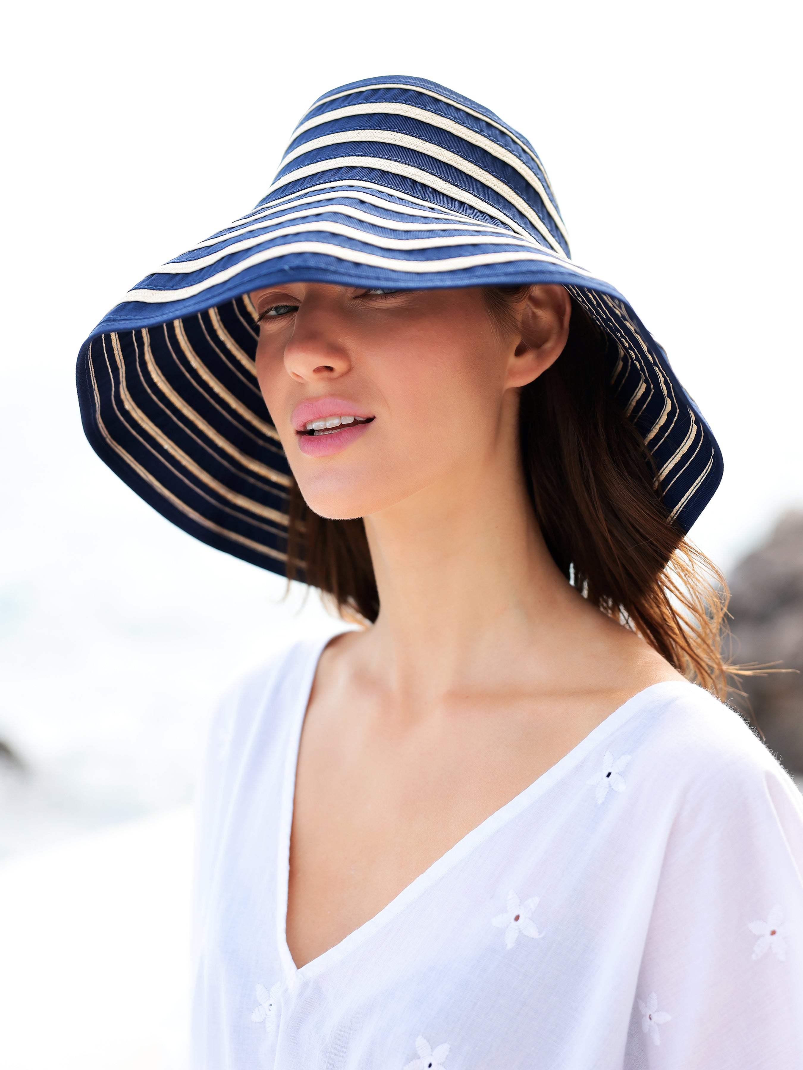 Shiraleah Sunce Foldable Visor NAVY