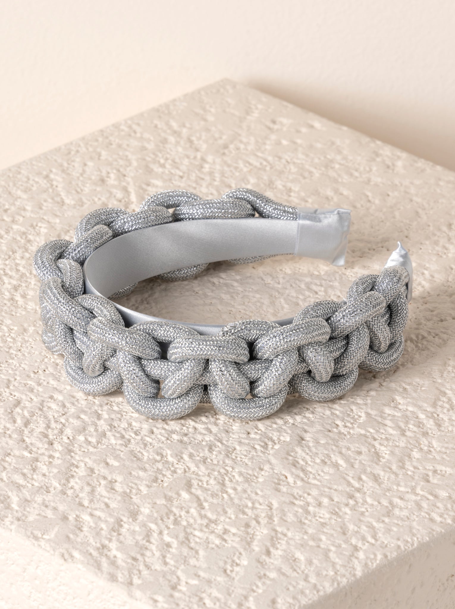 Shiraleah Braided Headband, Silver