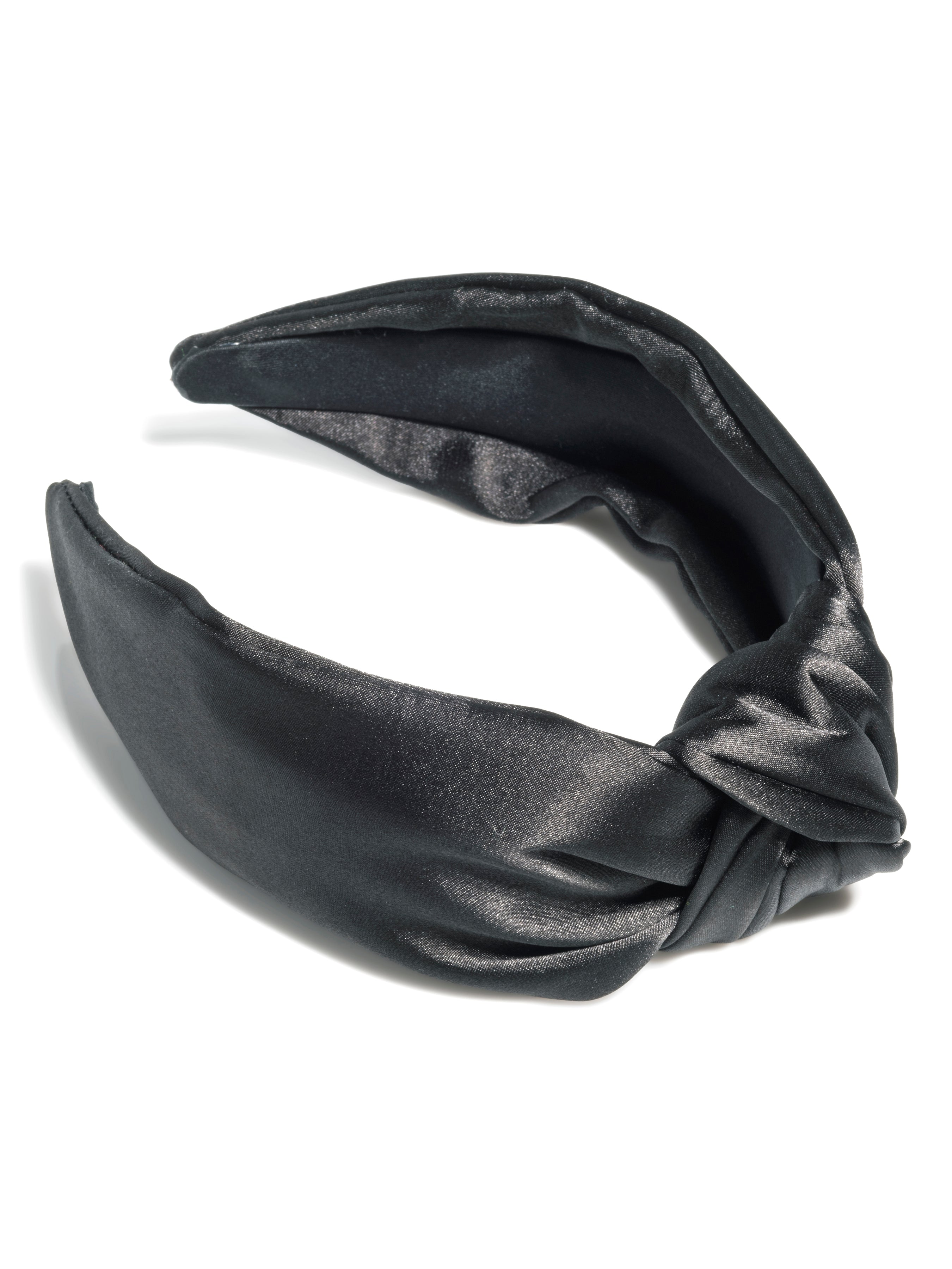 Shiraleah Satin Knotted Headband, Black