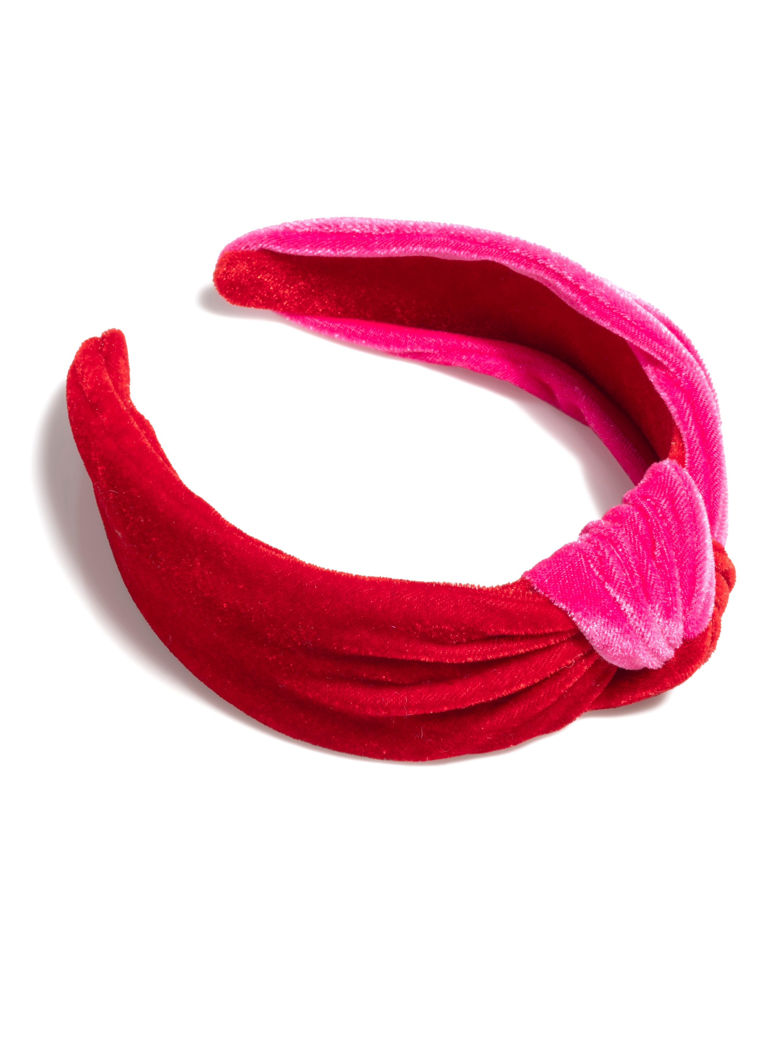 Shiraleah Two Tone Knotted Headband, Red