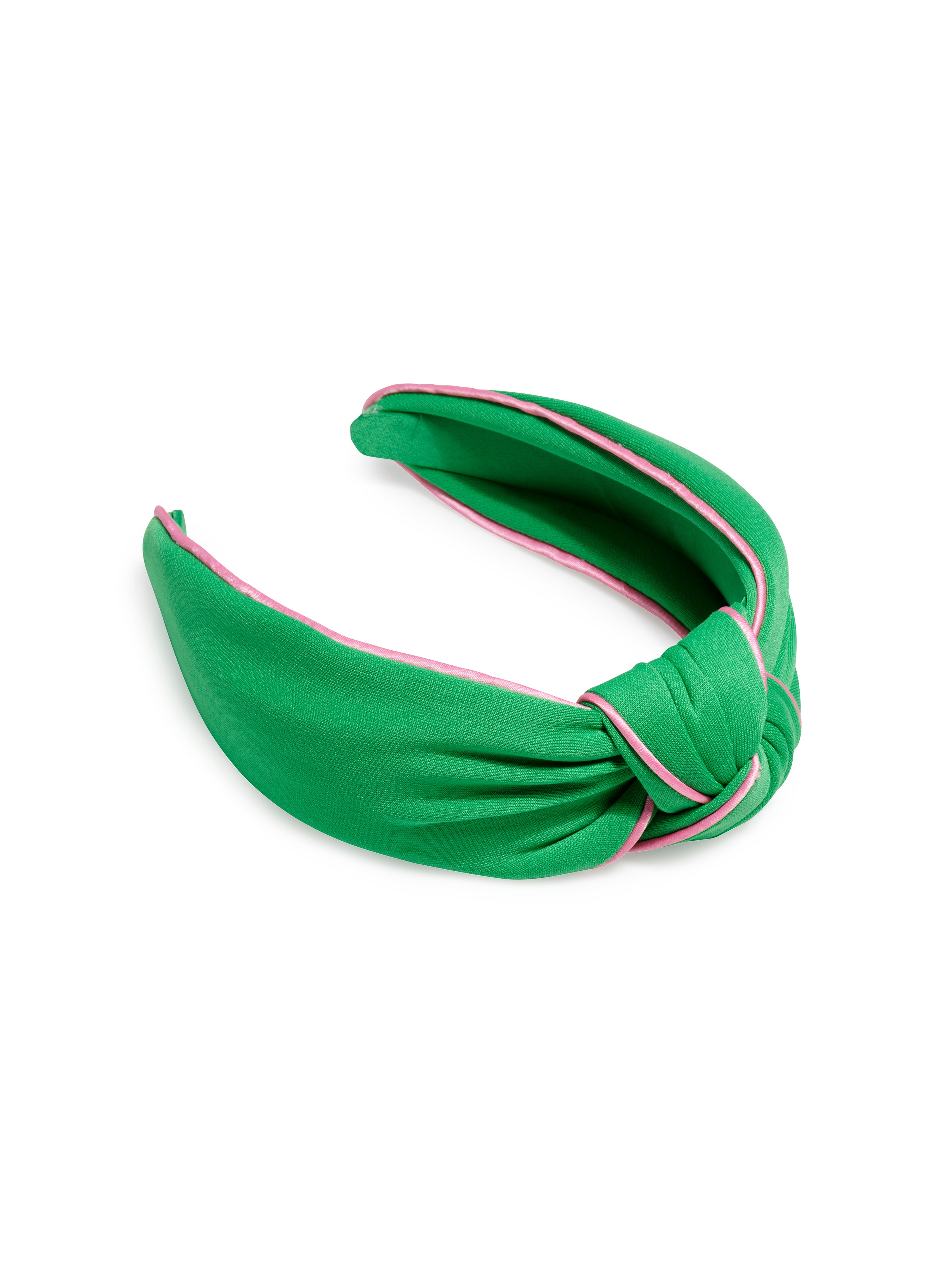 Shiraleah Piped Knotted Headband GREEN