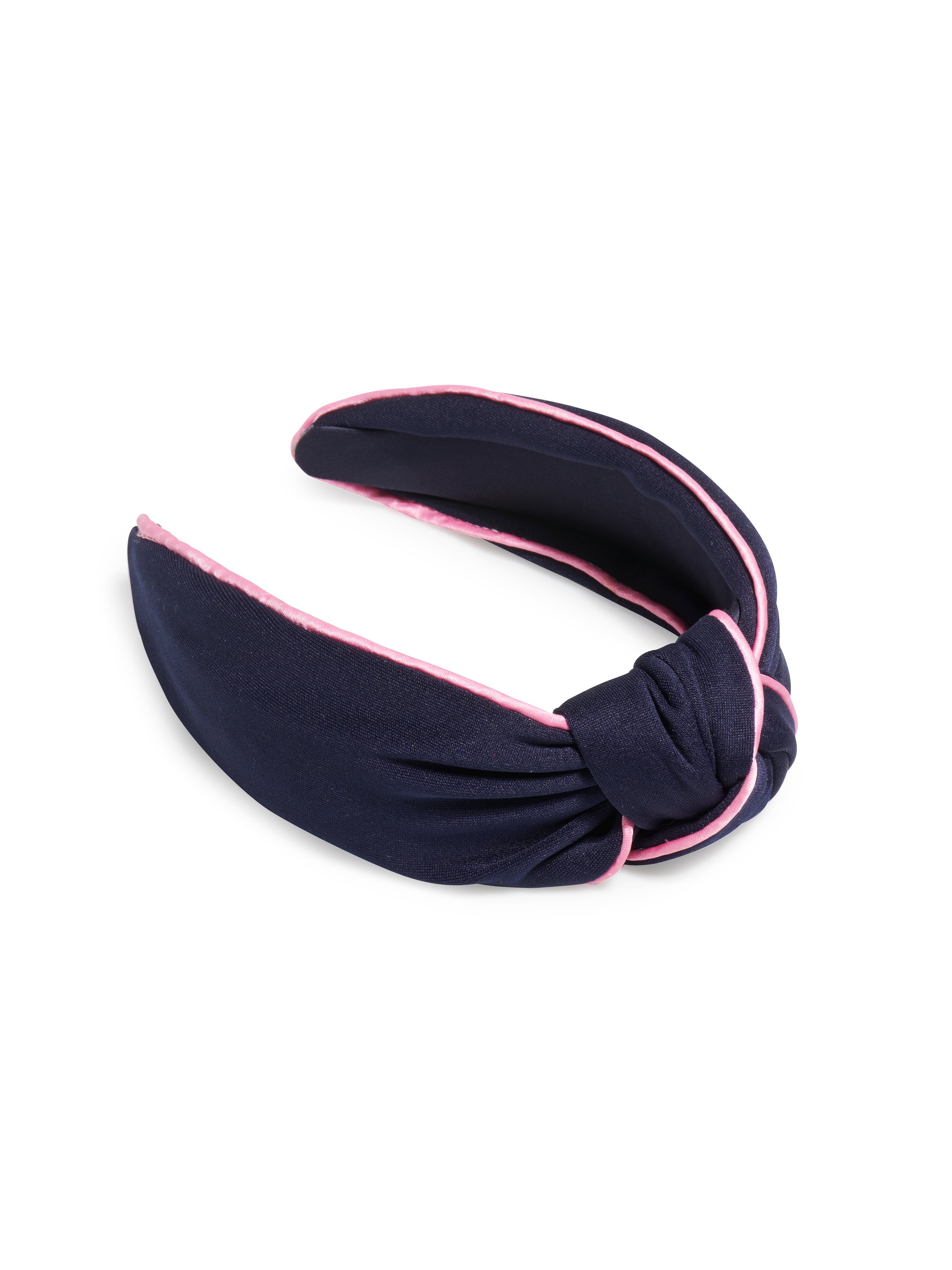 Shiraleah Piped Knotted Headband NAVY