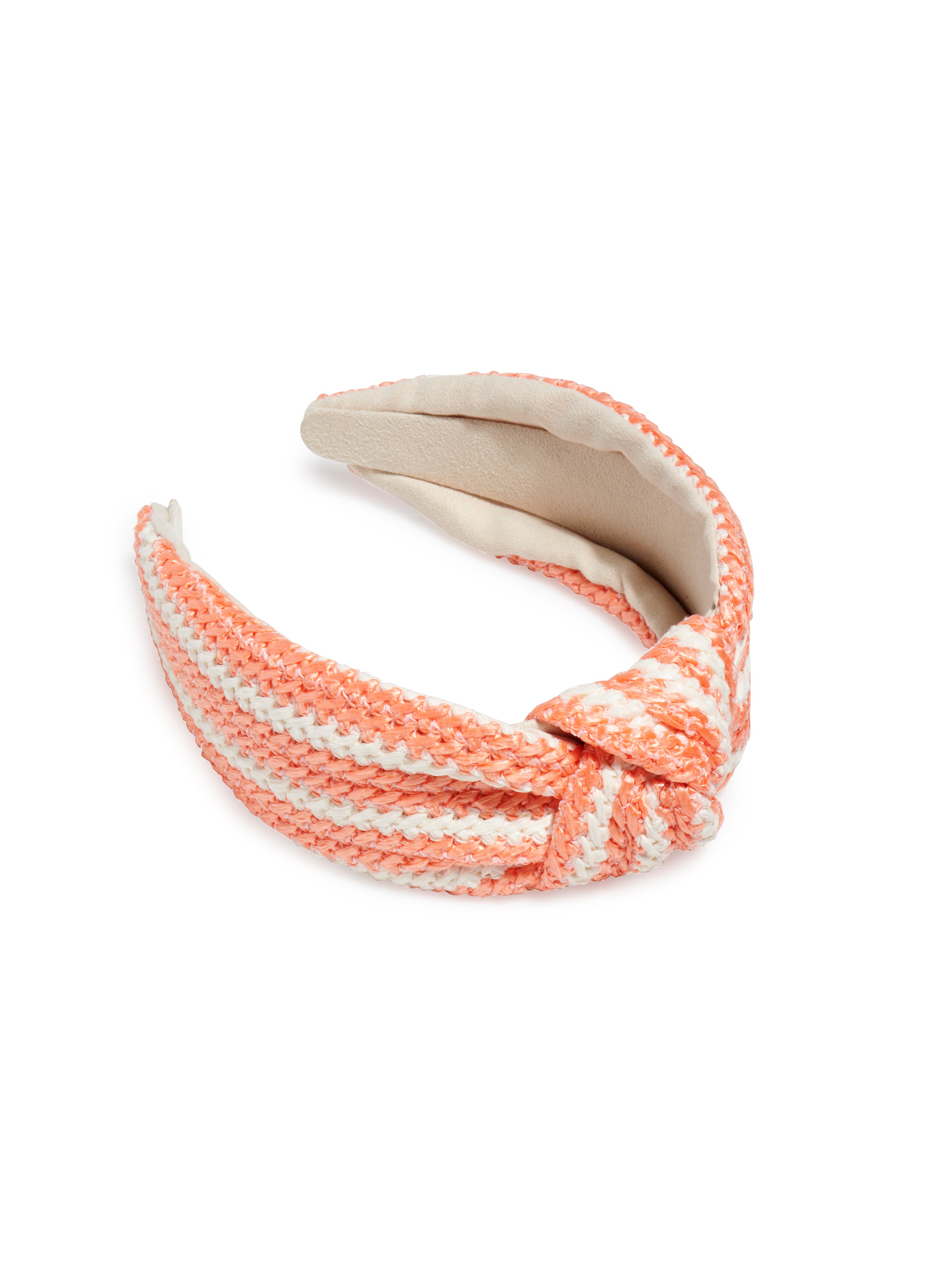 Shiraleah Woven Stripe Knotted Headband ORANGE