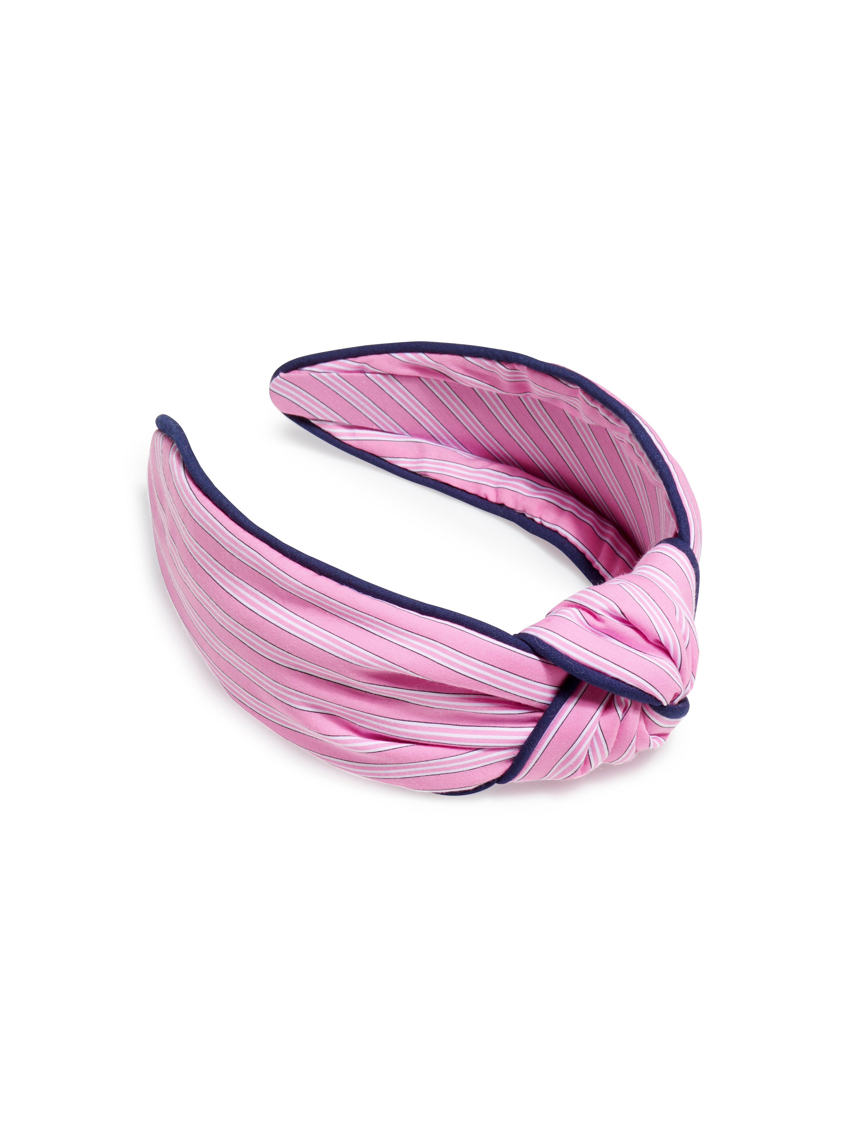 Shiraleah Stripes Knotted Headband PINK