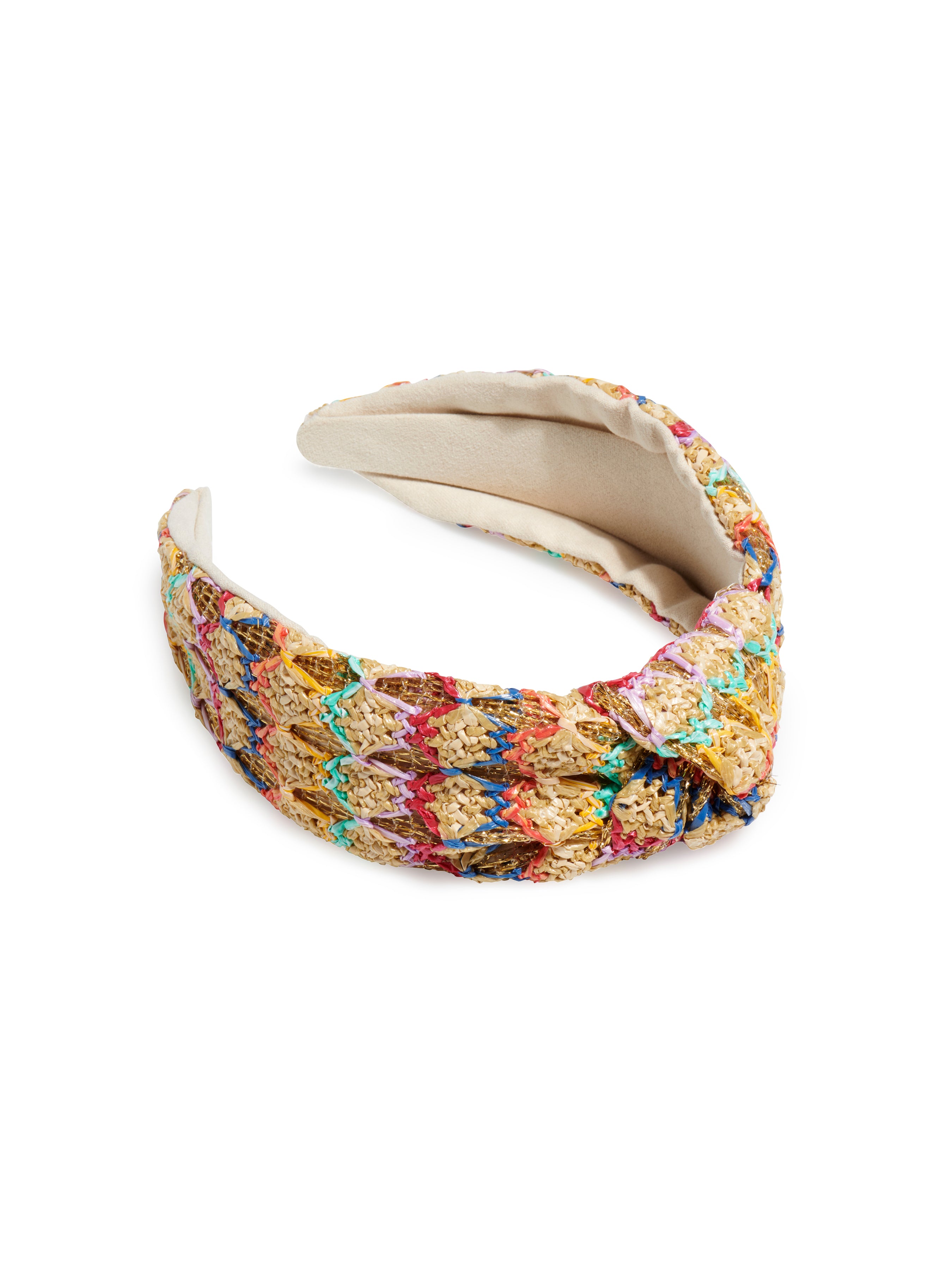 Shiraleah Paper Straw Knotted Headband, Multi