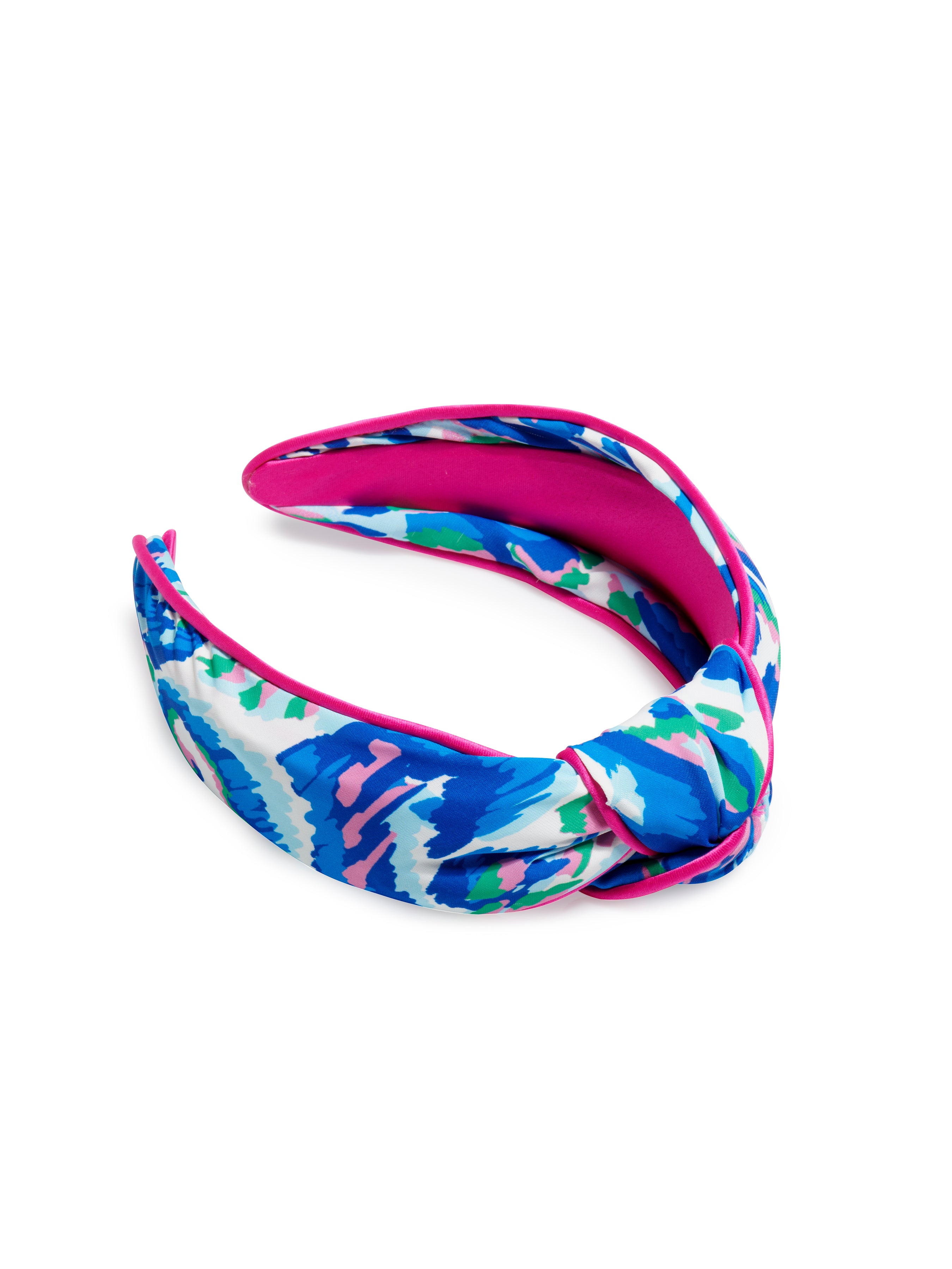 Shiraleah Watercolor Knotted Headband BLUE