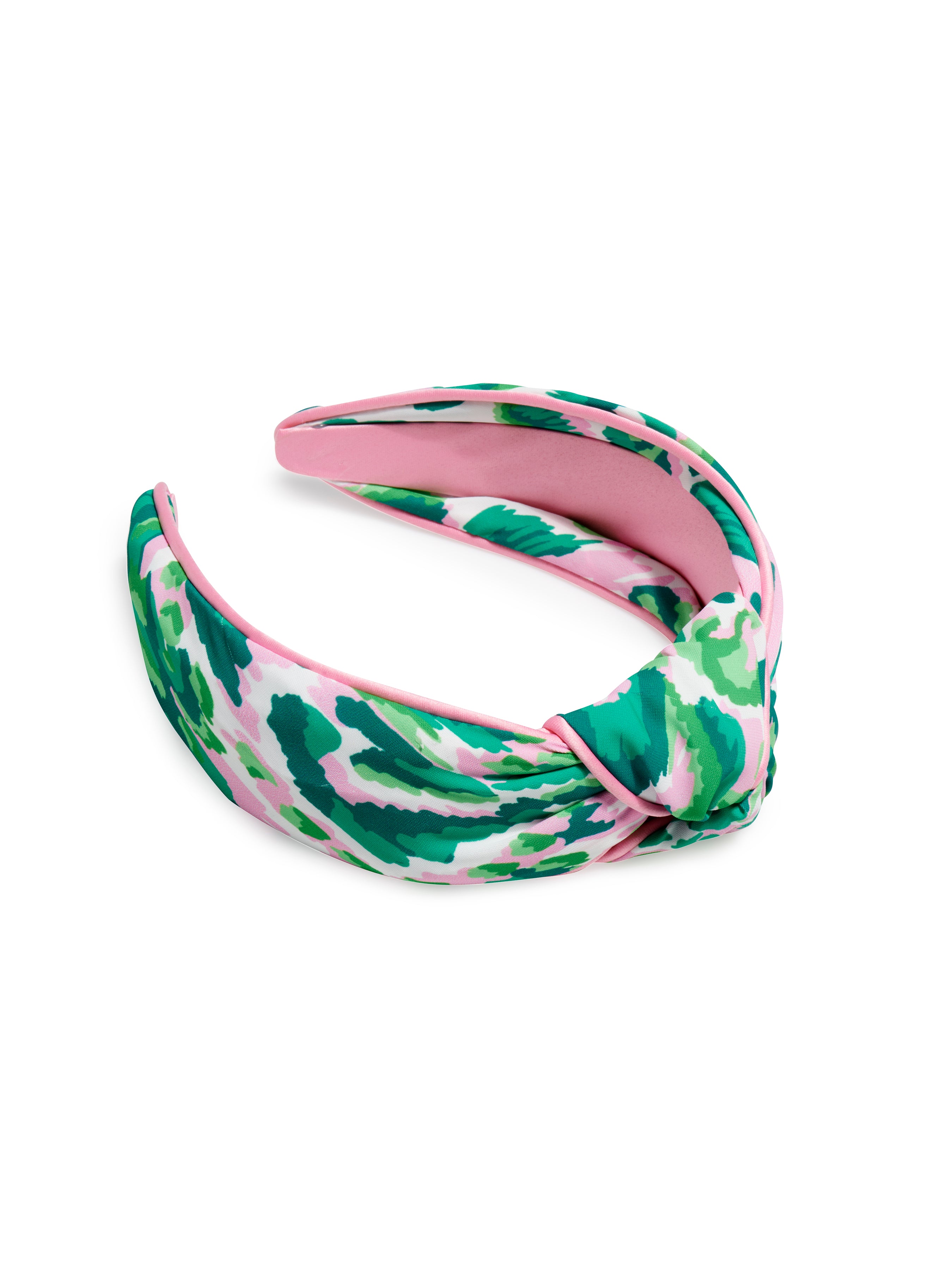 Shiraleah Watercolor Knotted Headband GREEN