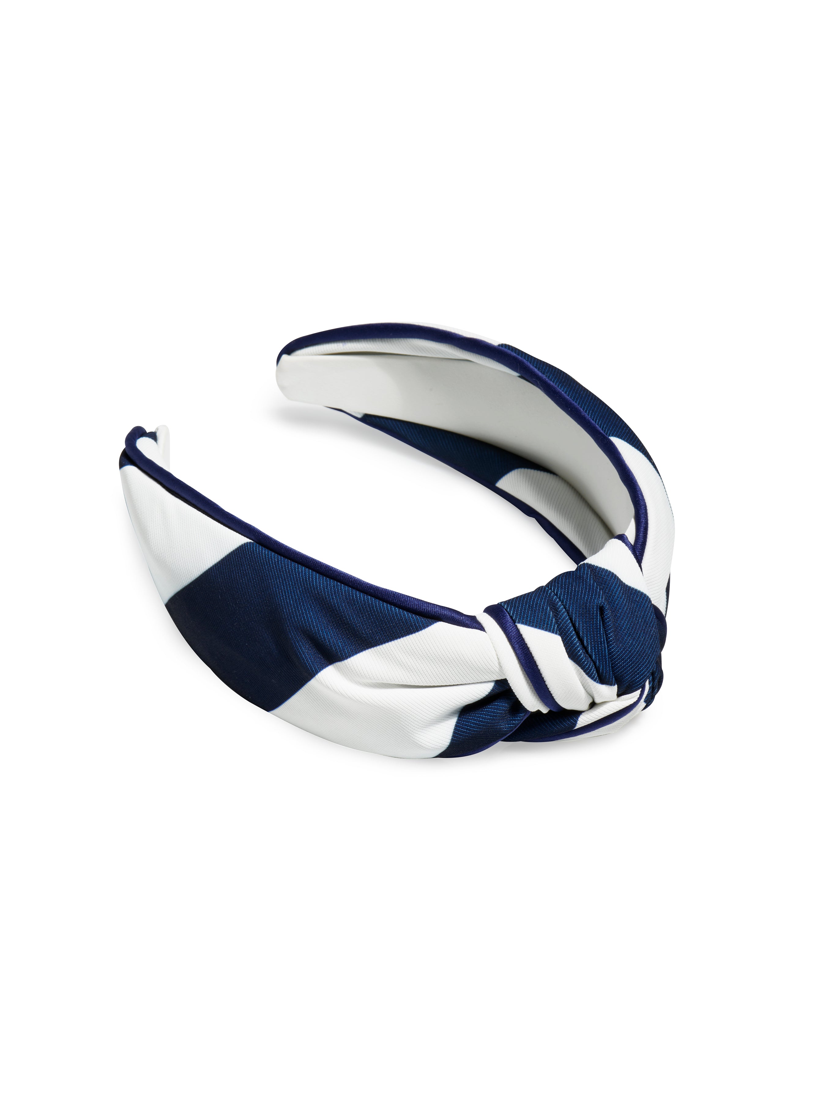 Shiraleah Nautical Stripes Knotted Headband, Navy