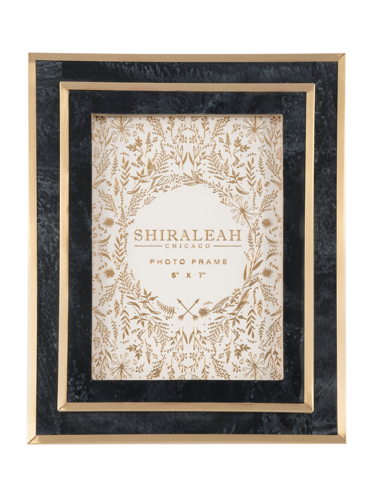 Shiraleah Roma 5" X  7" Picture Frame, Black