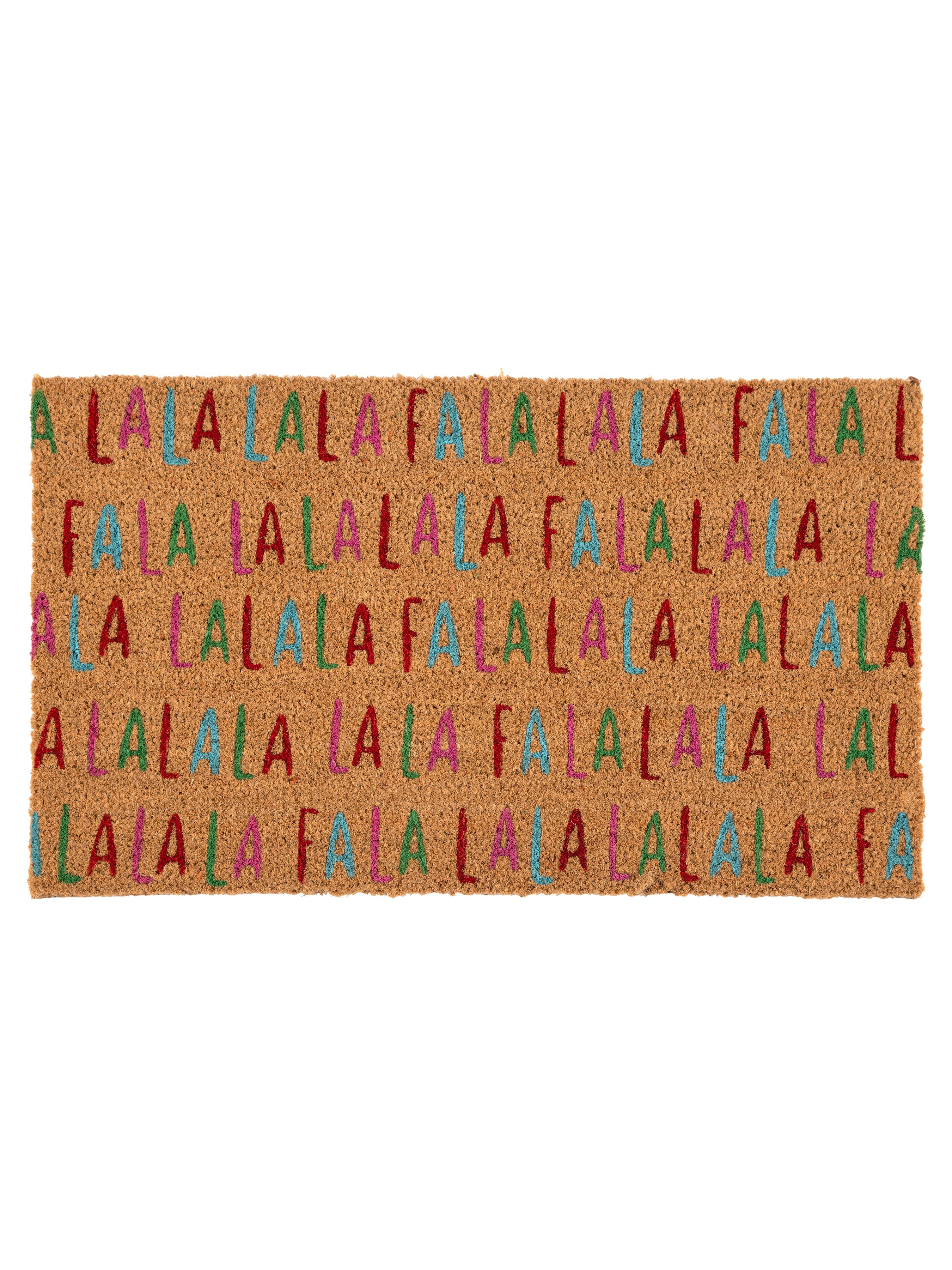 Shiraleah "Fa La La" Doormat, Multi