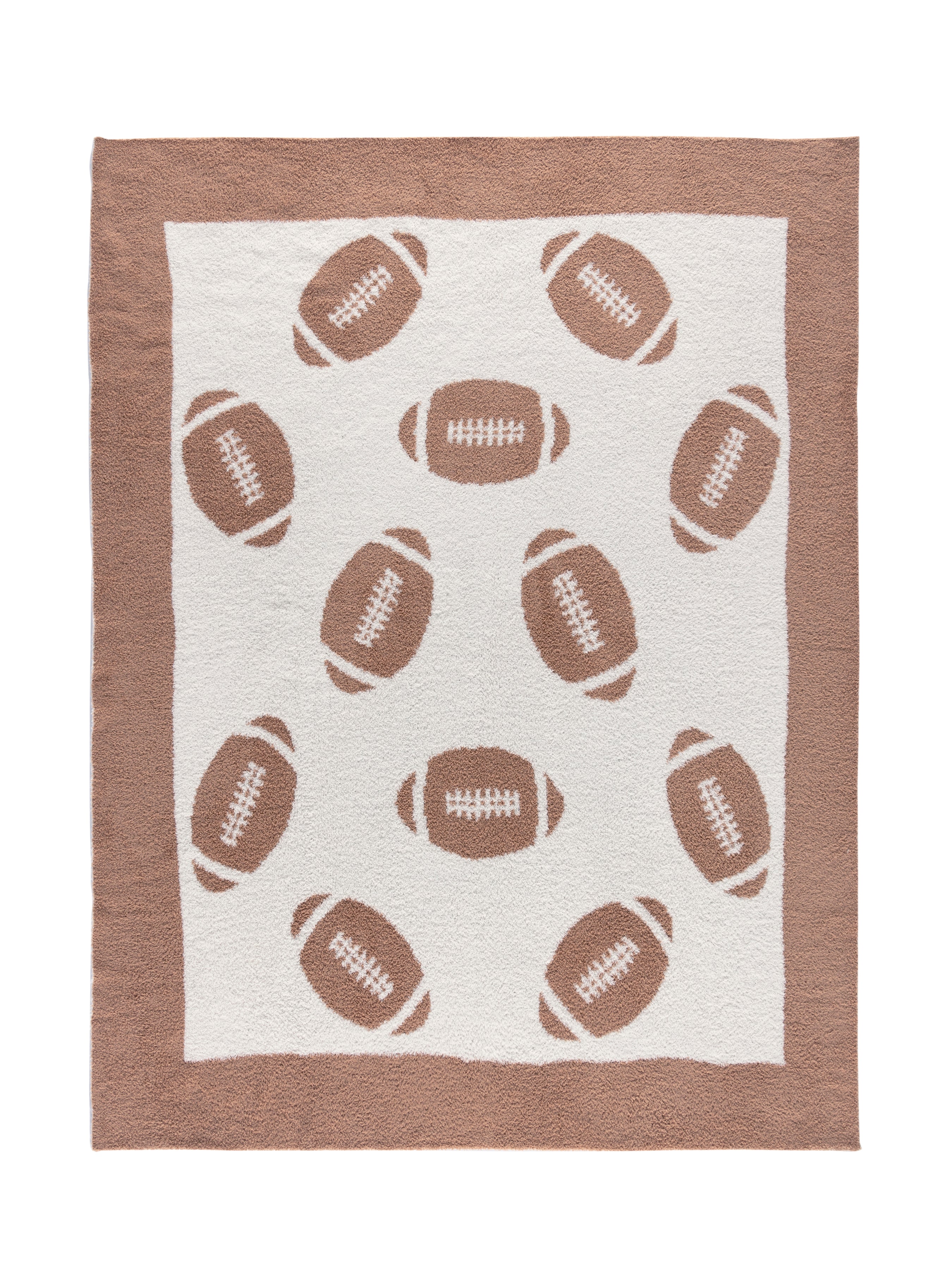 Shiraleah Game Day Reversible Throw, Tan