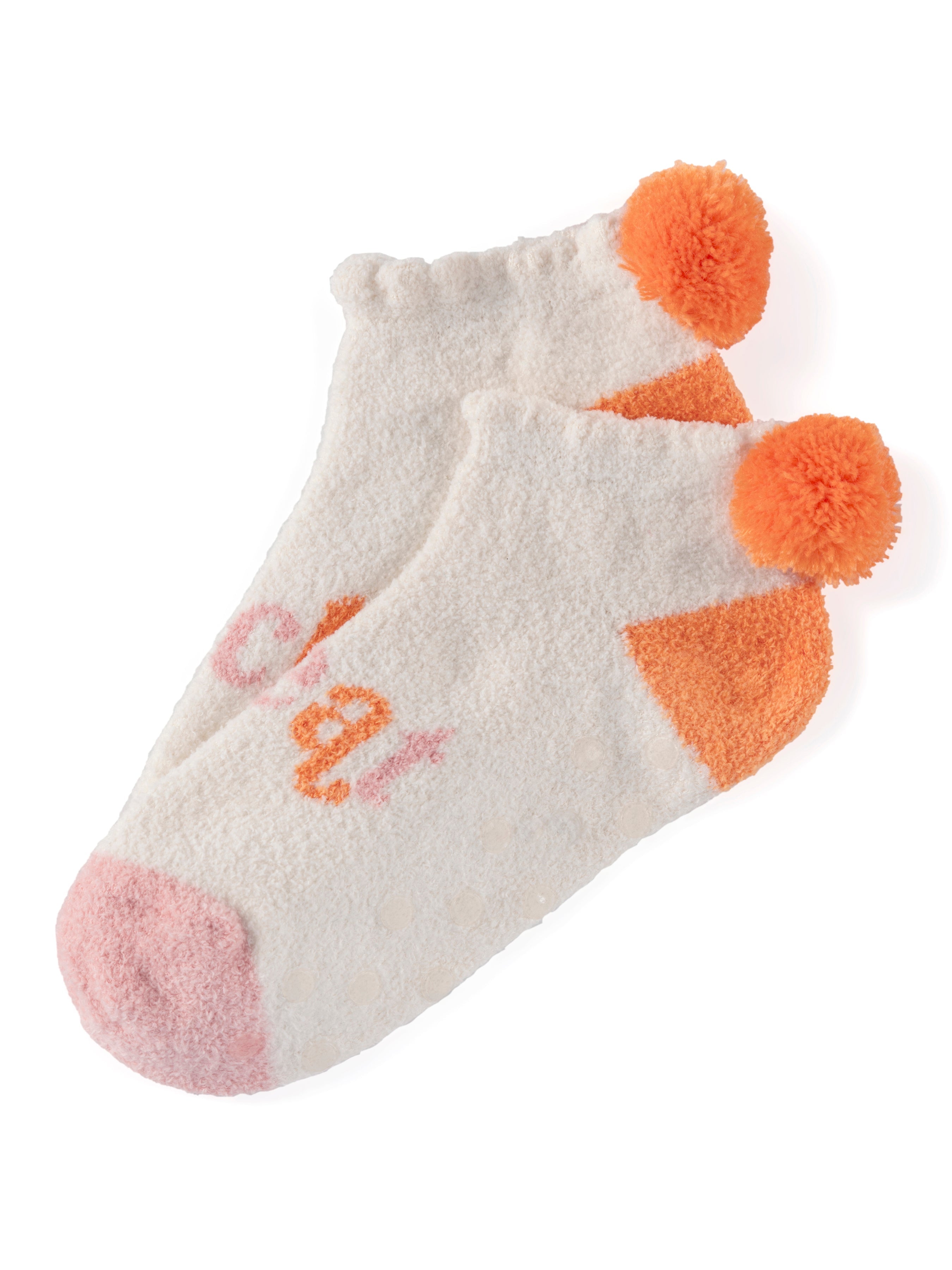 Shiraleah "Trick/Treat" Home Socks, Ivory