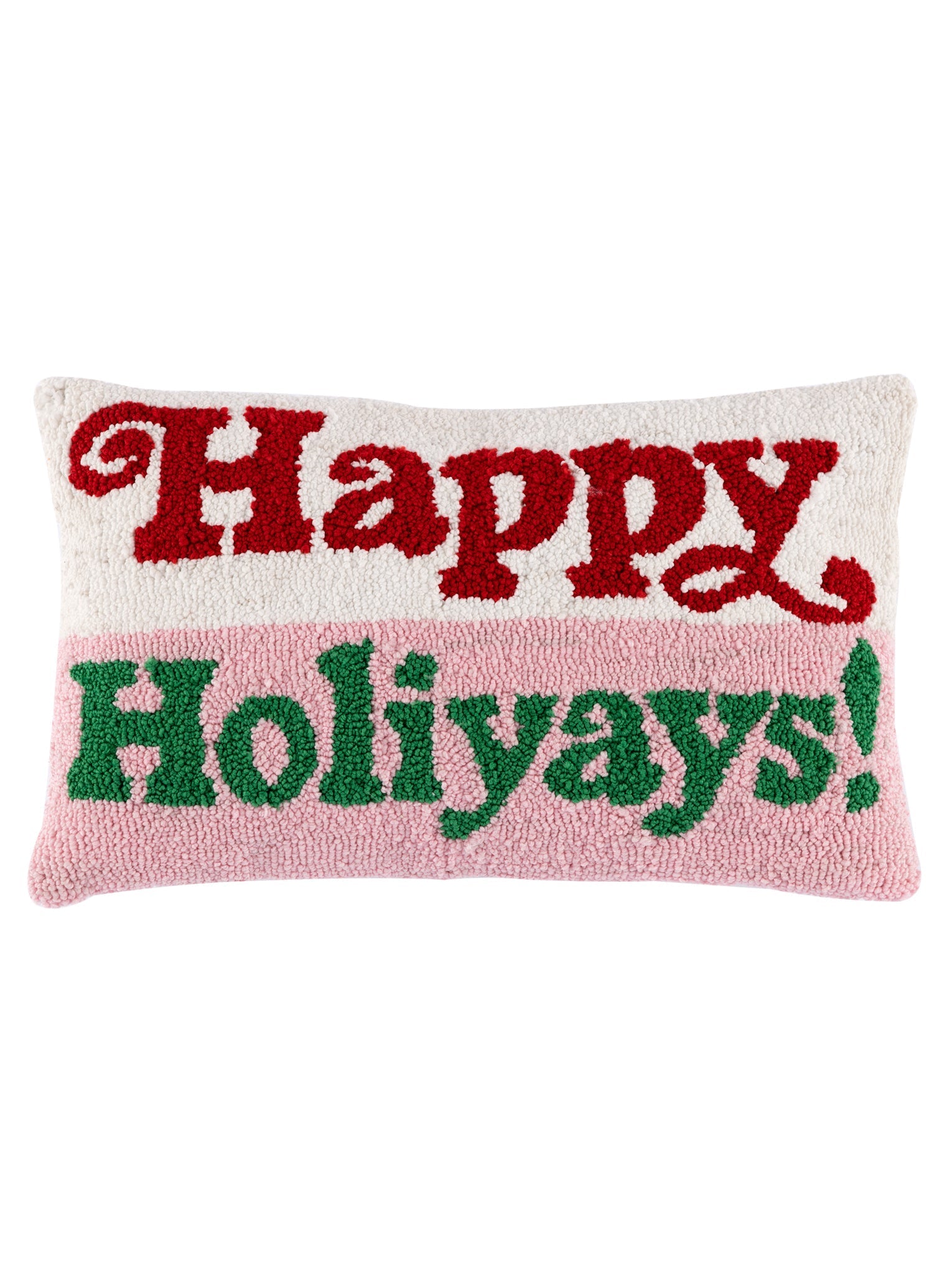 Shiraleah "Happy Holiyays!" Pillow, Multi